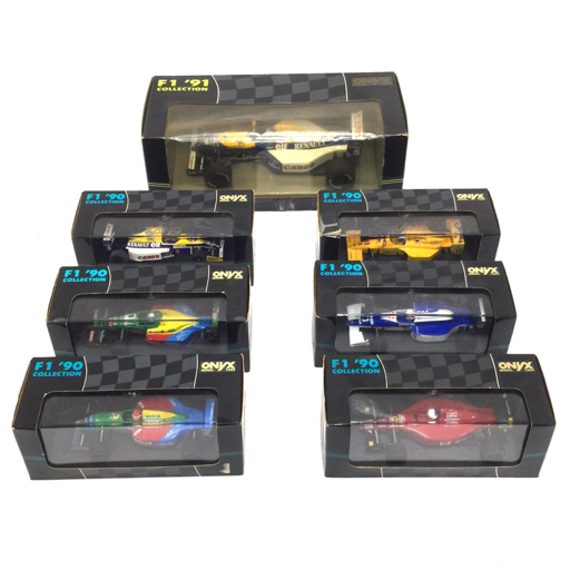 オニキス F1 ’91コレクション ウィリアムズ・ルノー FW14 フェラーリ F1-90 PROST 等 ミニカー 7点セット