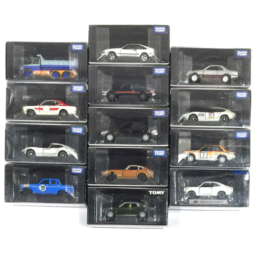 スカイライン誕生50周年記念 スカイライン2000 ターボ RS-X 他 トヨタ マーク2 ハードトップL等 ミニカー 計13点